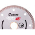 Disco Diamantado Cortag Turbo Chanfro 45º - 115Mm X 22,2Mm - 61907