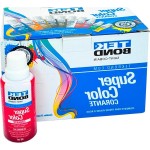 Corante Para Tinta Tekbond Vermelho (50Ml) - Kit C/12 Peças