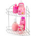 Cantoneira Porta Shampoo Dupla Arthi Cromada - 1137