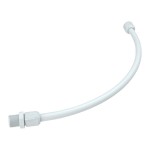 Engate Flexivel Branco Pvc Tigre 60Cm - Kit C/10 Peças