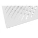 Grelha Plastica Quadrada Branca Tigre 10X10Cm