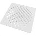 Grelha Plastica Quadrada Branca Tigre 15X15Cm