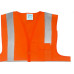 Colete Para Sinalizacao Plastcor 1 Bolso Laranja Fluorescente Xg