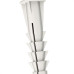 Bucha Fixacao Sforplast Sd Plastica Com Aba 10Mm Pacote Com 250 Pecas