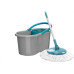 Mop Flash Limp Fit Giratorio Com Balde Cinza/Verde - Mop5010