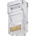 Plug Modular Para Computador Mxt Rj45 (8X8) Para Cat 5E - Pacote Com 50