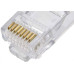 Plug Modular Para Computador Mxt Rj45 (8X8) Para Cat 5E - Pacote Com 50