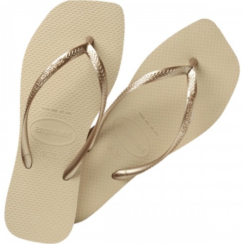 Chinelo Havaianas Slim Square 37/38 Areia