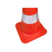 Cone Sinalizacao Plastcor Flexivel 50Cm Laranja Refletivo