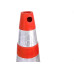 Cone Sinalizacao Plastcor Flexivel 50Cm Laranja Refletivo