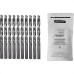 Broca Aco Rapido Tramontina Basic   1/4'' Pacote Com 10 Pecas - 43125/015 - Kit C/10 Pecas