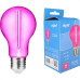 Lampada Filamento De Led Elgin A60 - 1W. 50Lm E-27 Bivolt Rosa