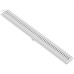 Ralo Linear Com Grelha Flat Tigre 50Cm Branco