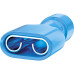 Terminal. Sforplast Femea Totalmente Isolado Nylon 1,5 A 2,5Mm - Azul