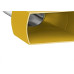 Terminal.Sforplast Tubular Ilhos Isolado Duplo 6,0Mm Comprimento 14Mm - Amarelo