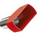 Terminal.Sforplast Tubular Ilhos Isolado Duplo 1,0Mm Comprimento 8Mm - Vermelho