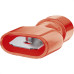 Terminal. Sforplast Macho Totalmente Isolado Nylon 0,5 A 1,5Mm - Vermelho