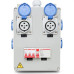 Quadro De Comando Steck Com 1 Disj. Trifas. 40A.+1 Idr 40A.+2 Tomadas Industr. N4049+4 Tomadas 2P+T. 20A. 220V.