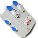 Quadro De Comando Steck Com 1 Disj. Trifas. 40A.+1 Idr 40A.+2 Tomadas Industr. N4049+4 Tomadas 2P+T. 20A. 220V.