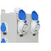 Quadro De Comando Steck Com 1 Disj. Trifas. 40A.+1 Idr 40A.+2 Tomadas Industr. N4049+4 Tomadas 2P+T. 20A. 220V.