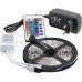 Fita De Led Gaya 5050 - Ip20 Rgb Colorido 7,8W. Por Metro 12V. 5M Com Driver E Controle - 9151