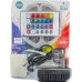 Fita De Led Gaya 5050 - Ip20 Rgb Colorido 7,8W. Por Metro 12V. 5M Com Driver E Controle - 9151