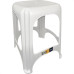 Banqueta Plastica Tramontina Niteroi Branca 37X45Cm - 92411/010