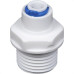 Conexao Hidro Filtros Reta 1/2'' Saida 1/4'' Branca - 913-2295