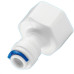Conexao Hidro Filtros Reta Femea 1/2'' Saida 1/4'' Branca - 913-2526