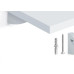 Prateleira Mdp Multivisao Branca 25X60Cm Com Suporte Clip