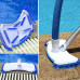Aspirador Com Escovas Laterais Para Limpeza Manual De Piscinas Fluidra Veico Engate Rapido - 20608B