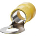 Terminal Anel Olhal Pre-Isolado Sforplast 35Mm - M8 - Amarelo Pacote Com 25 Pecas
