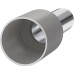 Terminal Tubular Ilhos Isolado Simples Sforplast 4,0Mm Comprimento 12Mm - Cinza
