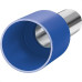 Terminal Tubular Ilhos Isolado Simples Sforplast 16,Mm Comprimento 22Mm - Azul