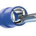 Terminal Pino Pre-Isolado Sforplast 16Mm Comprimento 16Mm - Azul Pacote Com 25 Pecas