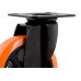 Rodizio Colson Base Giratoria 41Mm Sem Trava Laranja - Glpb6233
