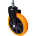 Rodizio Colson Com Parafuso Giratoria 41Mm Sem Trava Laranja - Gleb6503