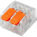 Conector Frontec Emenda 2 Polos - 4Mm - 32A. Pacote Com 100 Pecas - F32412/100