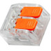 Conector Frontec Emenda 2 Polos - 4Mm - 32A. Pacote Com 100 Pecas - F32412/100