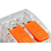 Conector Frontec Emenda 2 Polos - 4Mm - 32A. Pacote Com 100 Pecas - F32412/100