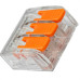Conector Frontec Emenda 3 Polos - 4Mm - 32A. Pacote Com 20 Pecas - F32413/20