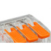 Conector Frontec Emenda 3 Polos - 4Mm - 32A. Pacote Com 20 Pecas - F32413/20