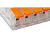 Conector Frontec Emenda 5 Polos - 4Mm - 32A. Pacote Com 25 Pecas - F32415/25