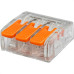 Conector Frontec Emenda 3 Polos - 6Mm - 41A. Pacote Com 30 Pecas - F41613/30