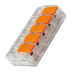 Conector Frontec Emenda 5 Polos - 6Mm - 41A. Pacote Com 25 Pecas - F41615/25