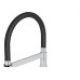 Torneira Bica Movel Pia Mesa Metal Deca Cozinha Monocomando Level Motion Cromada/Preta -2274.C.Preto
