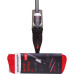 Mop Spray Powermaid Refil Microfibra Base Flexivel 360º Cabo Iox 129Cm Com Reservatorio 380Ml - Vermelho/Cinza