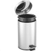 Lixeira Inox Com Pedal Redonda Powermaid 12 Litros