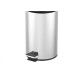Lixeira Inox Com Pedal Redonda Powermaid 12 Litros