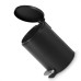 Lixeira Com Pedal Redonda Powermaid Matte 3 Litros Preta